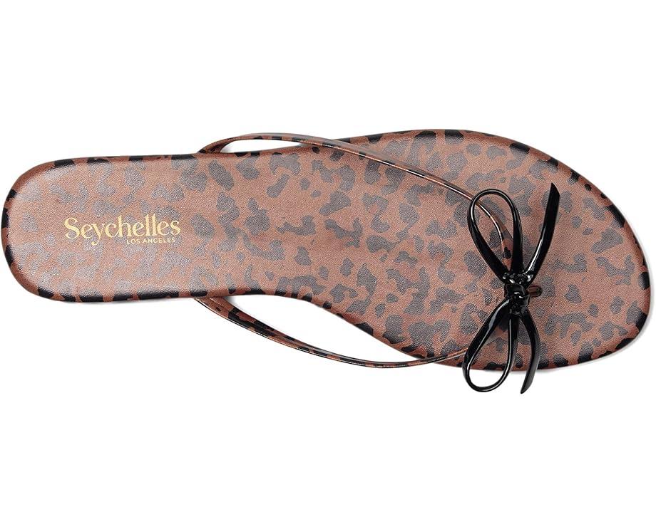 Wish List Print V Leather Sandal Product Image