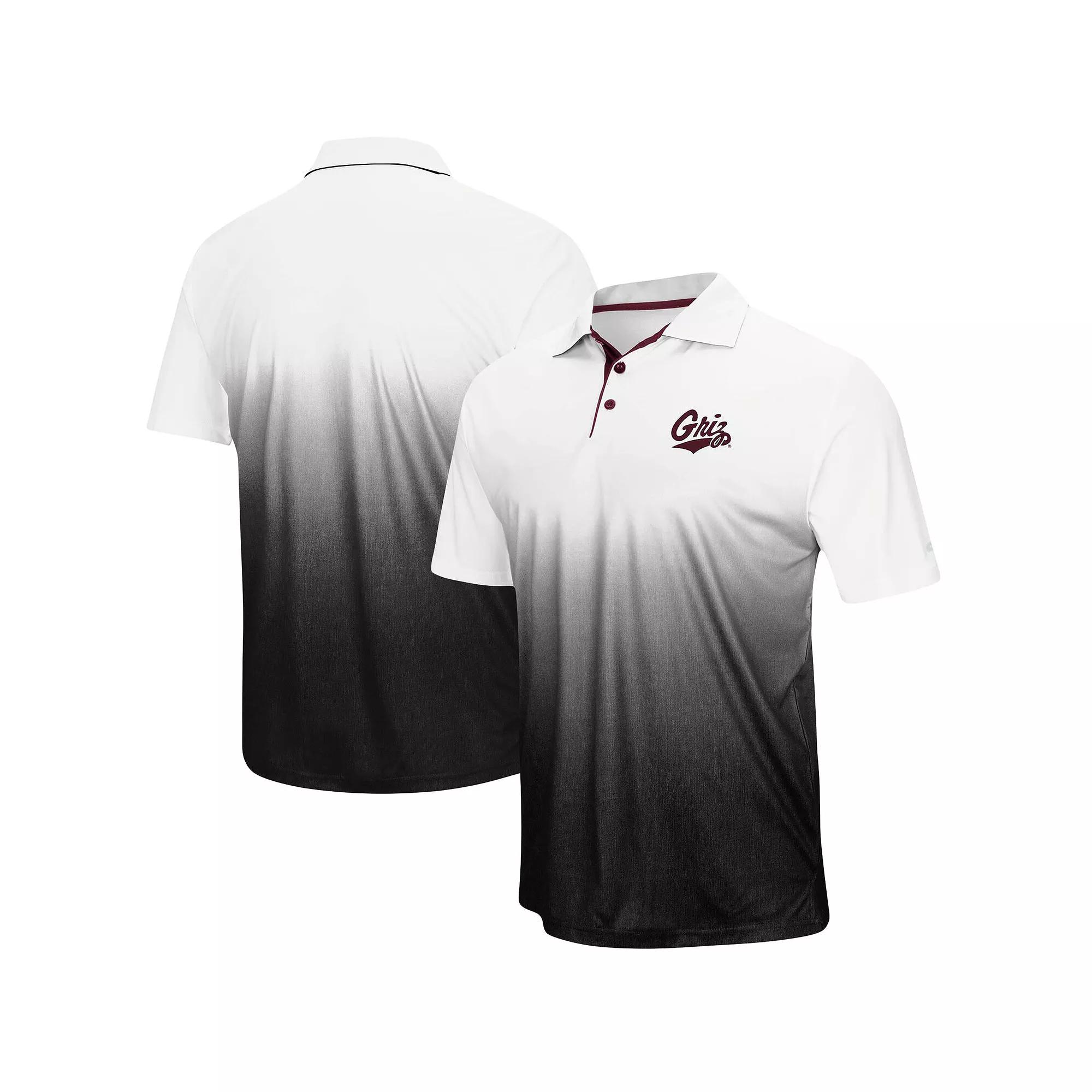 Men's Colosseum Gray Montana Grizzlies Magic Team Logo Polo, Size: Small, Mon Grey Product Image