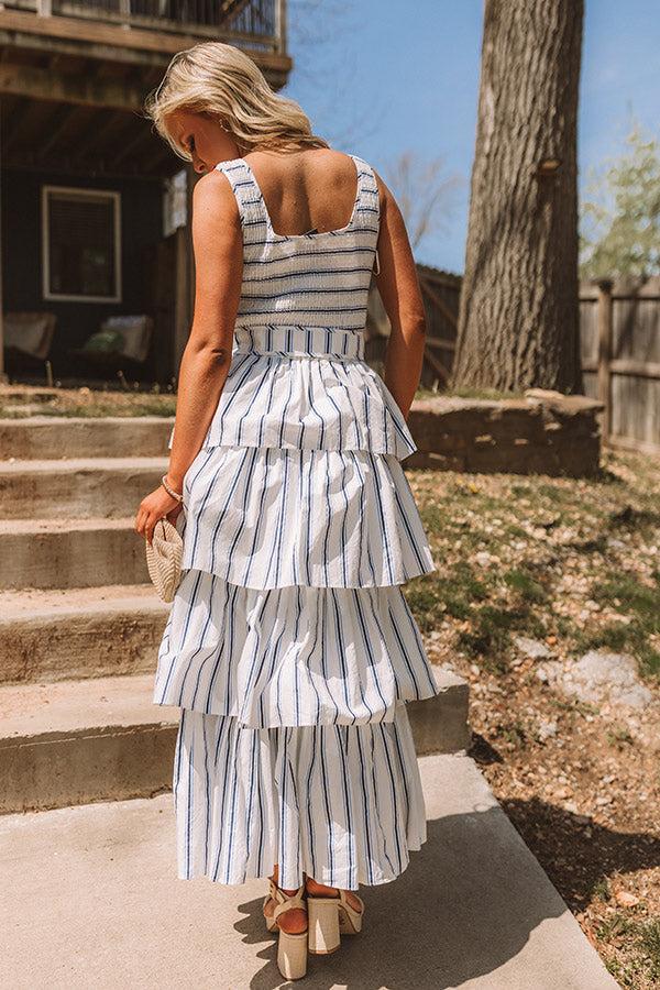 Bay Breeze Tiered Midi Dress Product Image