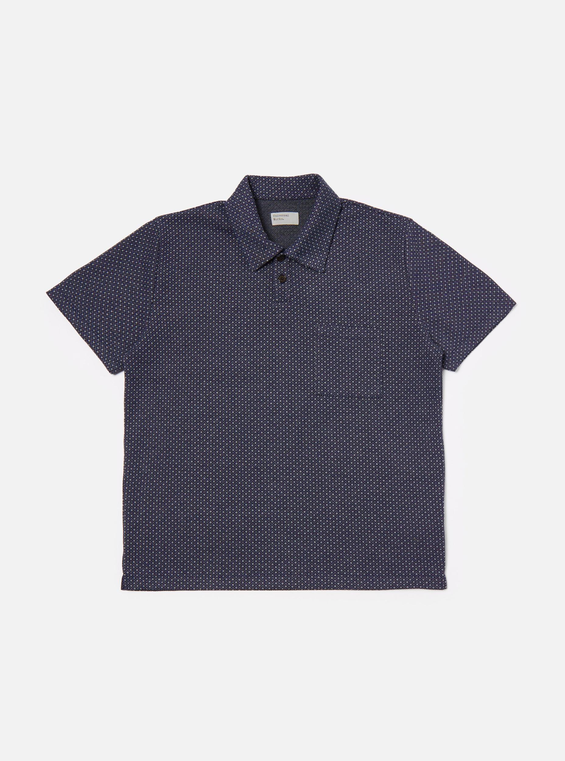 Navy Argyll Jersey Newlyn Polo Product Image