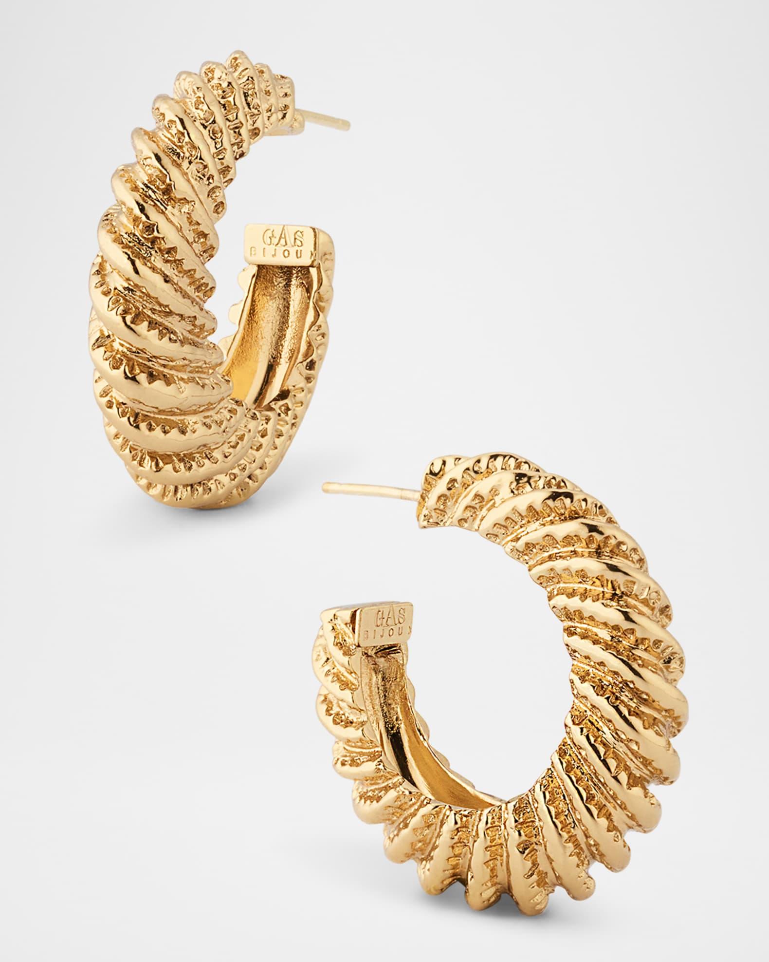 Tiki Hoop Earrings Product Image