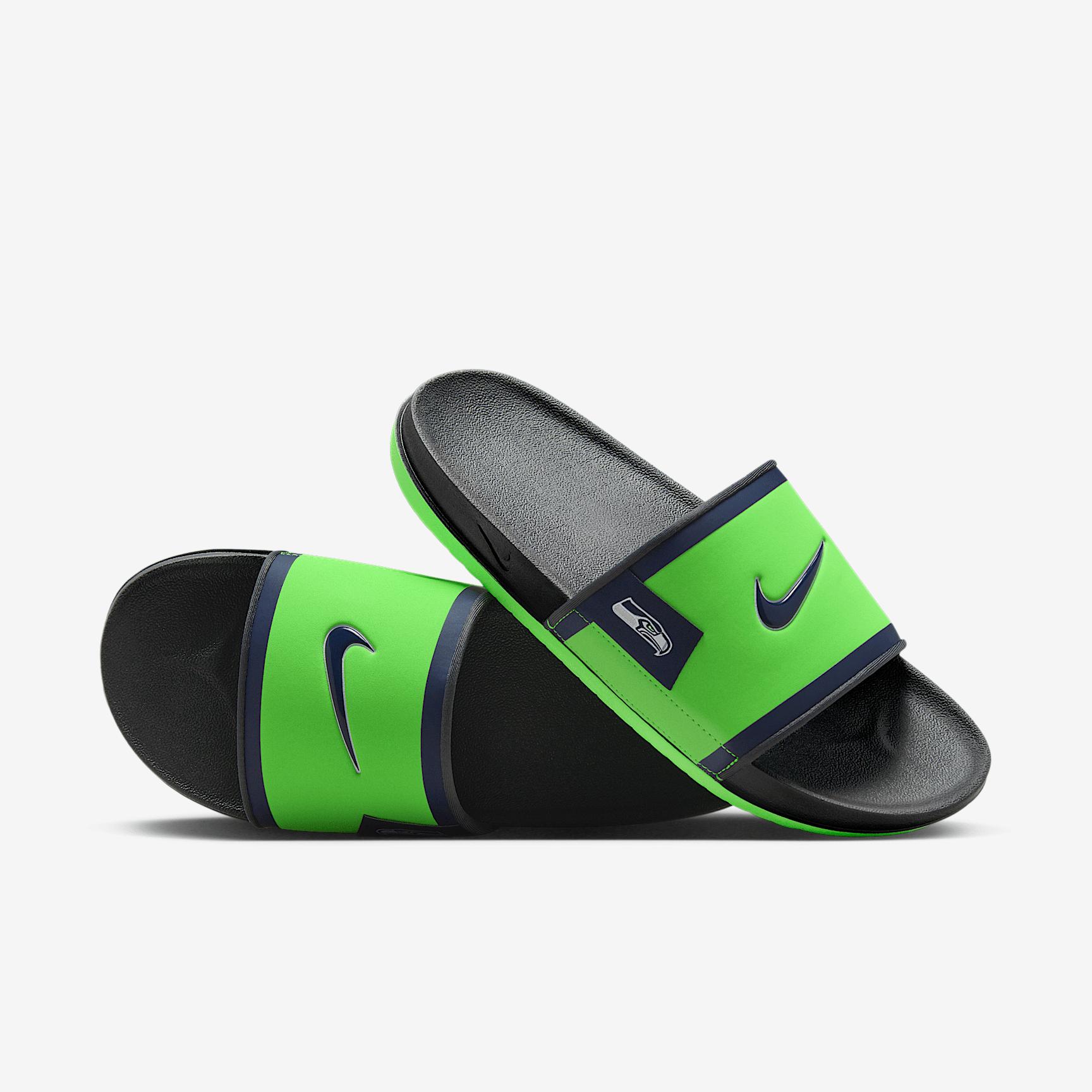 Nike Mens Offcourt (Seattle Seahawks) Offcourt Slides | FN4466-300 Product Image