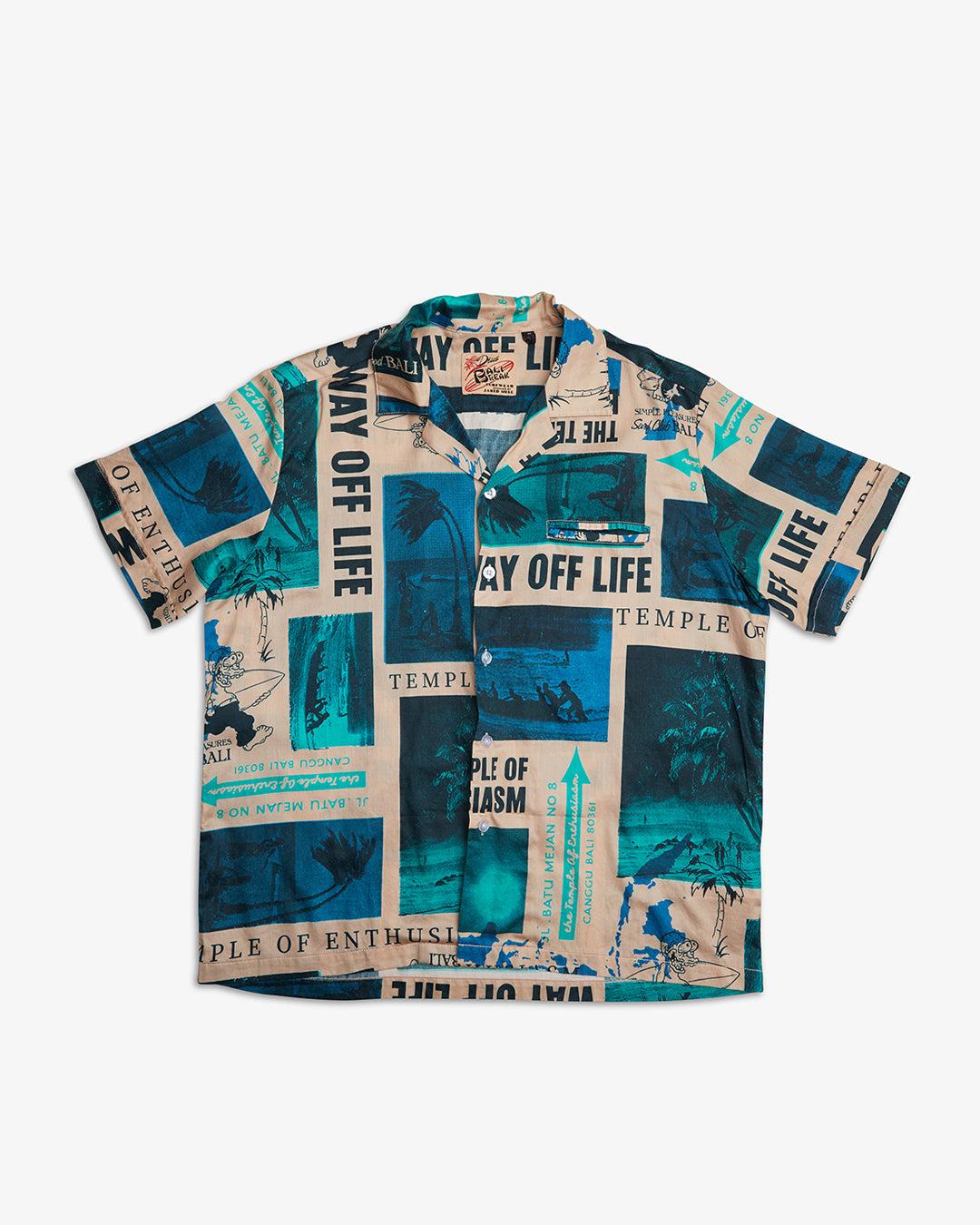 Way Off Shirt - Lagoon Product Image