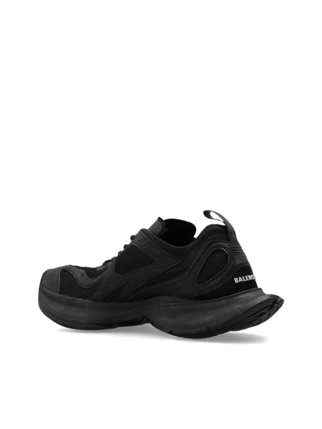 BALENCIAGA Black Mesh And Rubber Circuit Sneakers Product Image