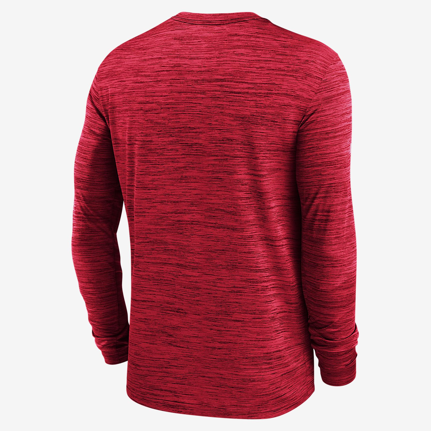 Ohio State Sideline Velocity Nike Men's Dri-FIT College Long-Sleeve T-Shirt Product Image