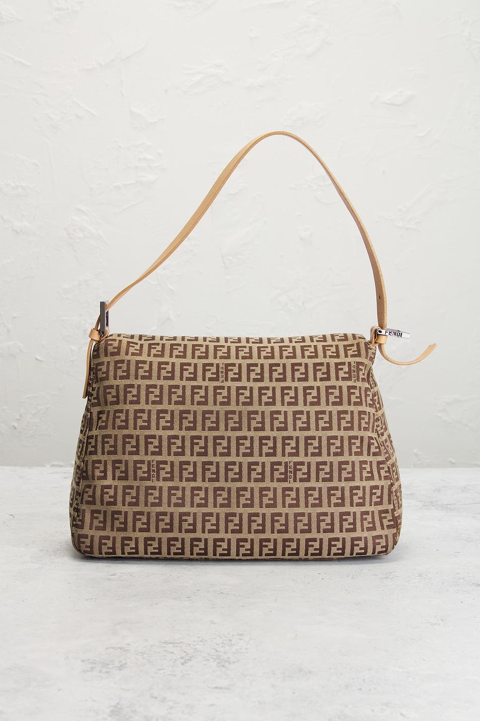 Fendi Zucchino Mama Baguette Shoulder Bag FWRD Renew Product Image