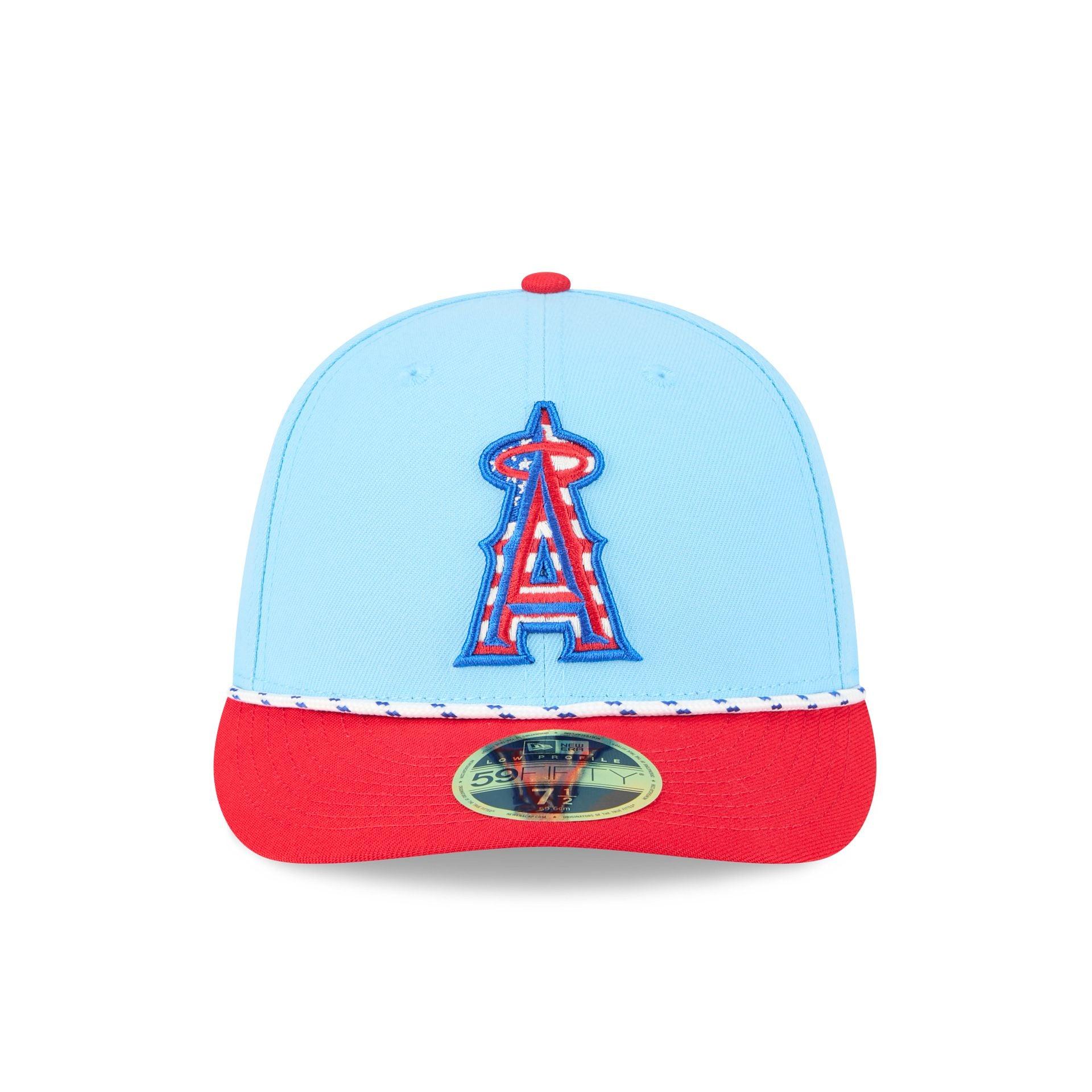 Los Angeles Angels Independence Day 2025 Low Profile 59FIFTY Fitted Hat Male Product Image