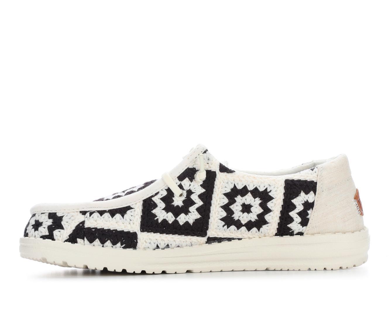 Women's HEYDUDE Wendy Cottage Crochet Casual Shoes Product Image