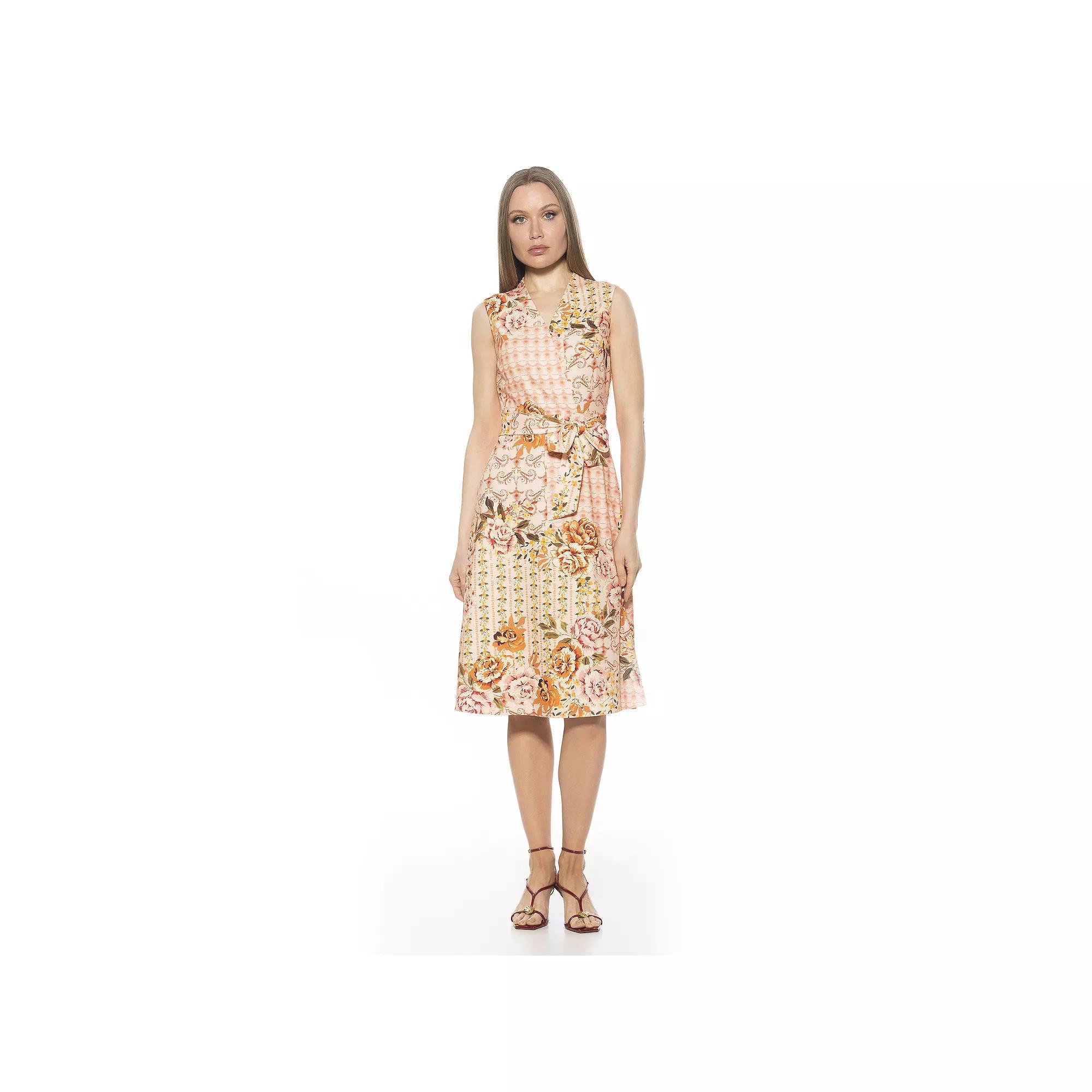 Women's ALEXIA ADMOR Dane Sleeveless Fit And Flare Dress,  Product Image