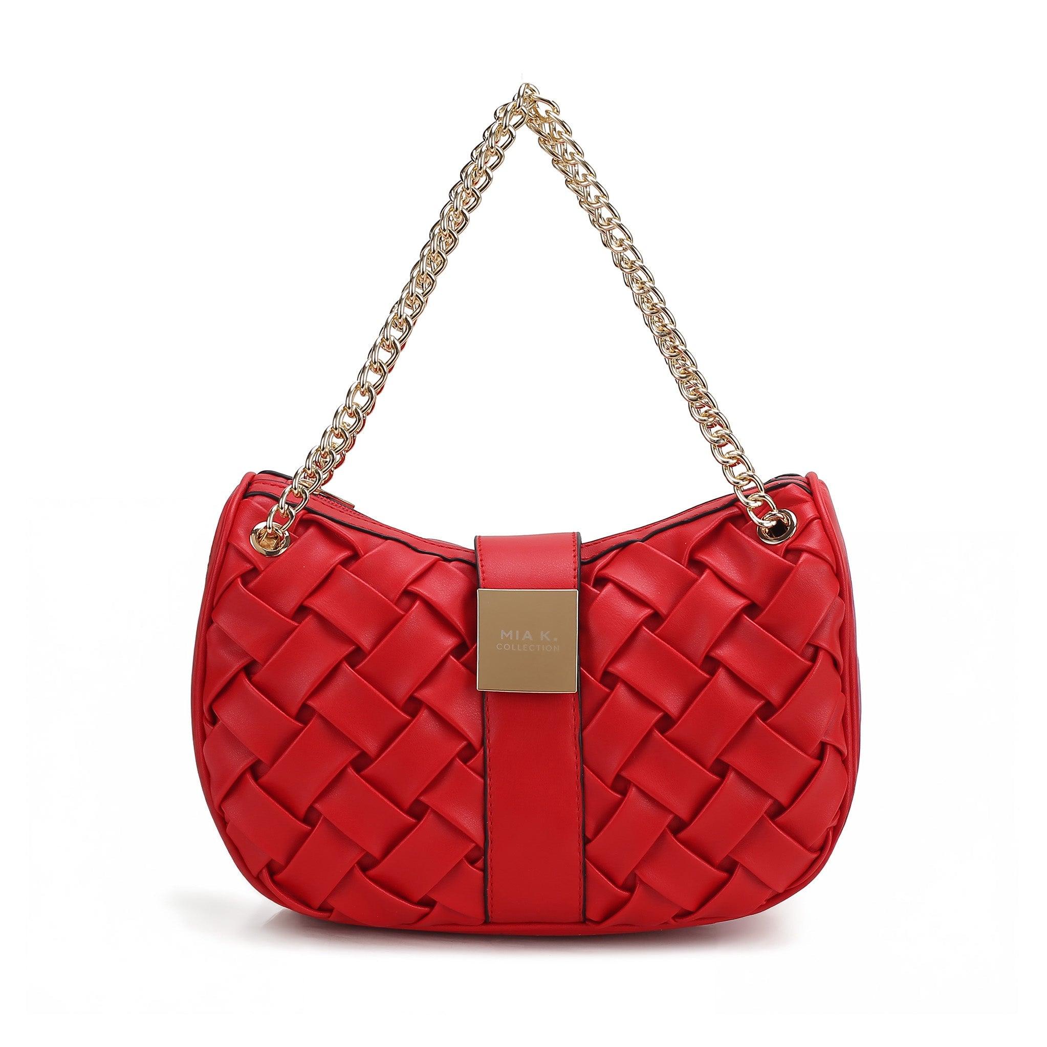 MKF Collection Women's Solari Braided Chain Shoulder Bag Female Product Image