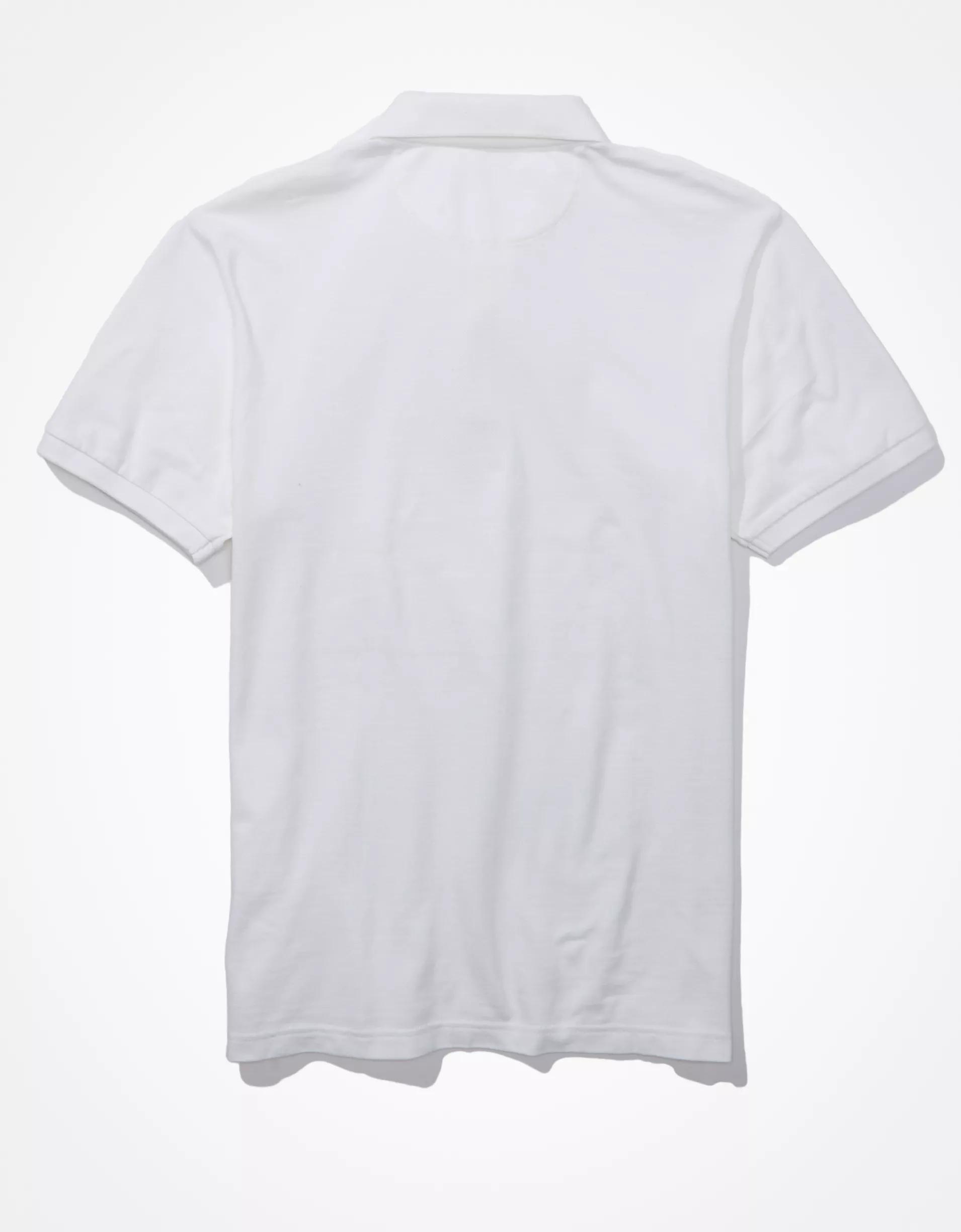 AE Lived-In Pique Polo Shirt Product Image