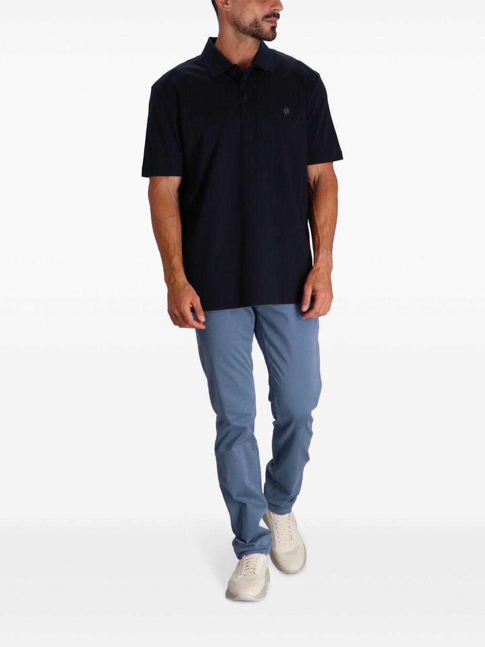 logo-patch polo shirt Product Image