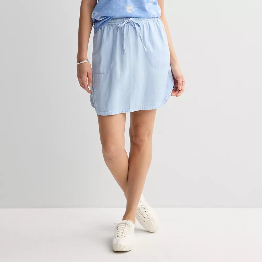 Women's Sonoma Goods For Life® Short Utility Skirt, Size: Small, Peri Dusk Product Image