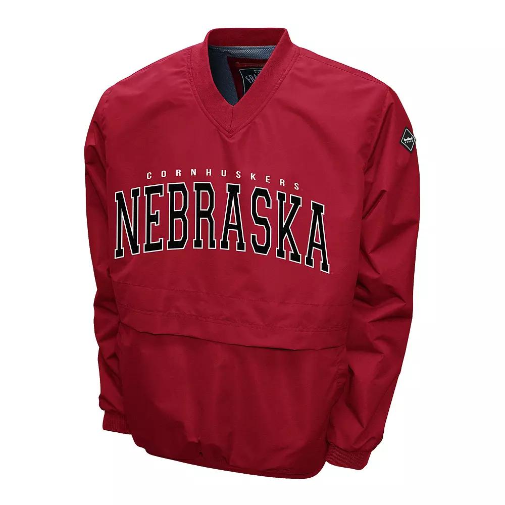 Men's Nebraska Cornhuskers Members Windshell Pullover,  Product Image