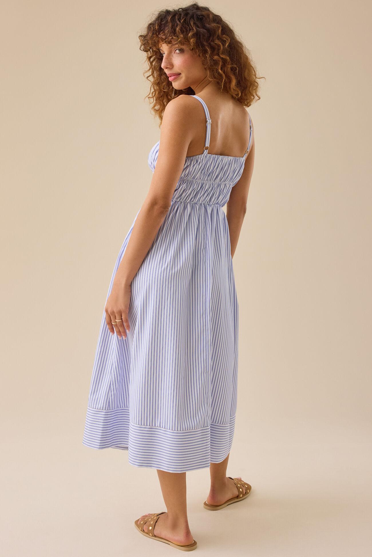Margaux Striped Maxi Dress Product Image