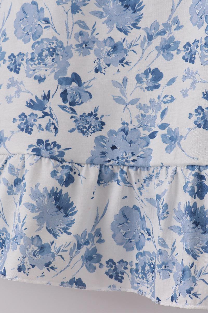 Bow applique print mom&me dress Product Image