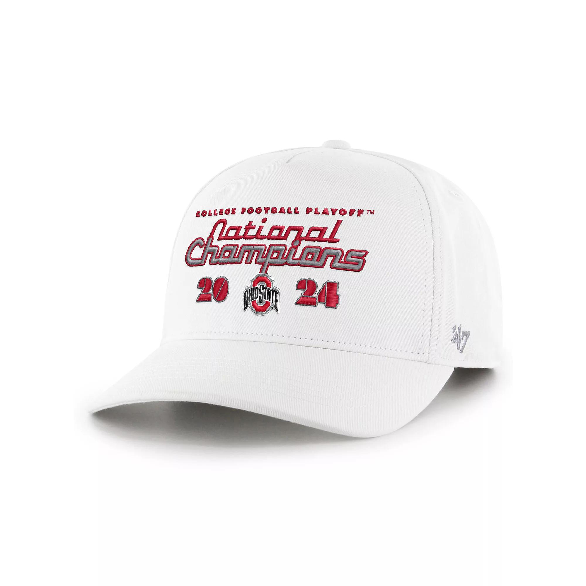 Mens 47 Ohio State Buckeyes College Football Playoff 2024 National Champions Script Hitch Adjustable Hat Product Image