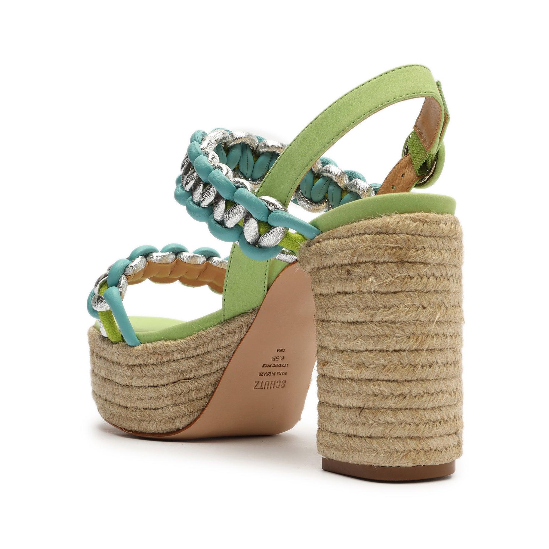 Juliet Plataform Suede & Leather Sandal Product Image