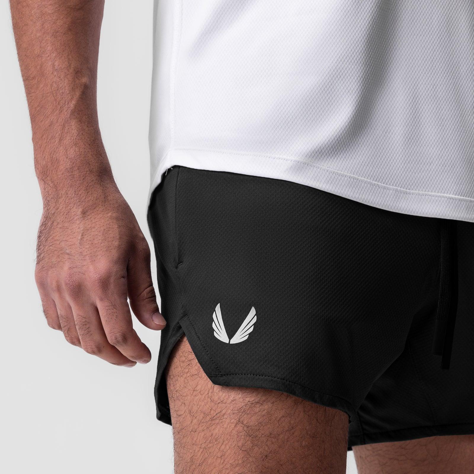 0993. AeroSilver® 5" Linerless Short - Black Male Product Image