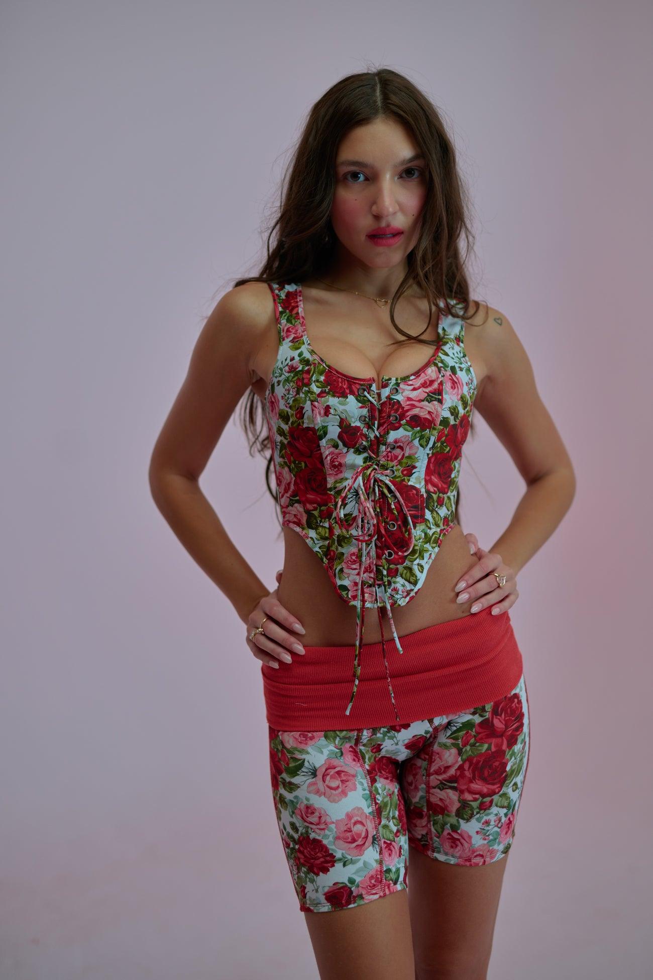 Roses Are Red Duchess Corset Product Image