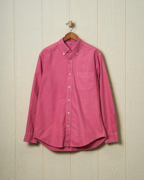 Garment Dyed Oxford Shirt in Faded Red Product Image