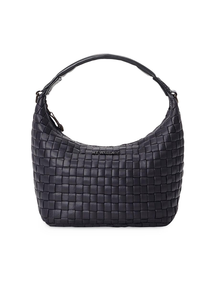 Womens Mini Woven Hobo Bag Product Image