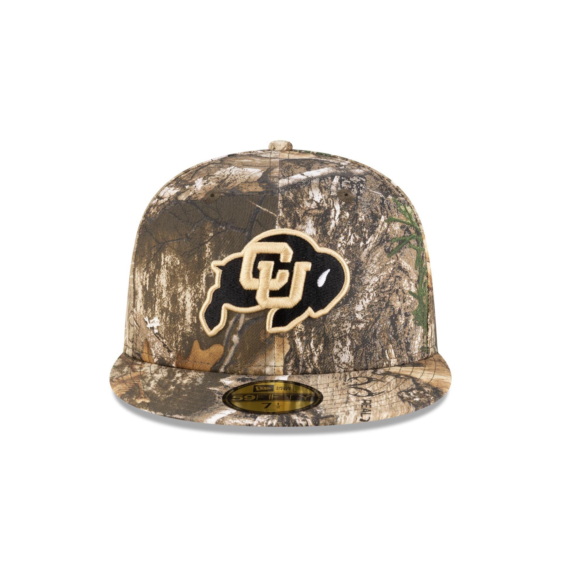 Colorado Buffaloes Tan Terry Realtree 59FIFTY Fitted Hat Male Product Image