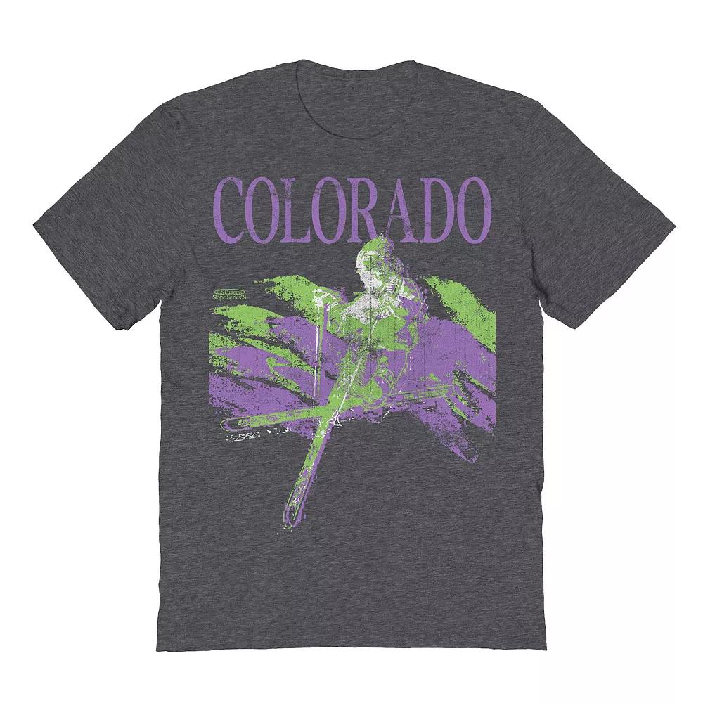 Men's Colorado Dark Heather Graphic Tee, Size: Large, Dark Grey Product Image