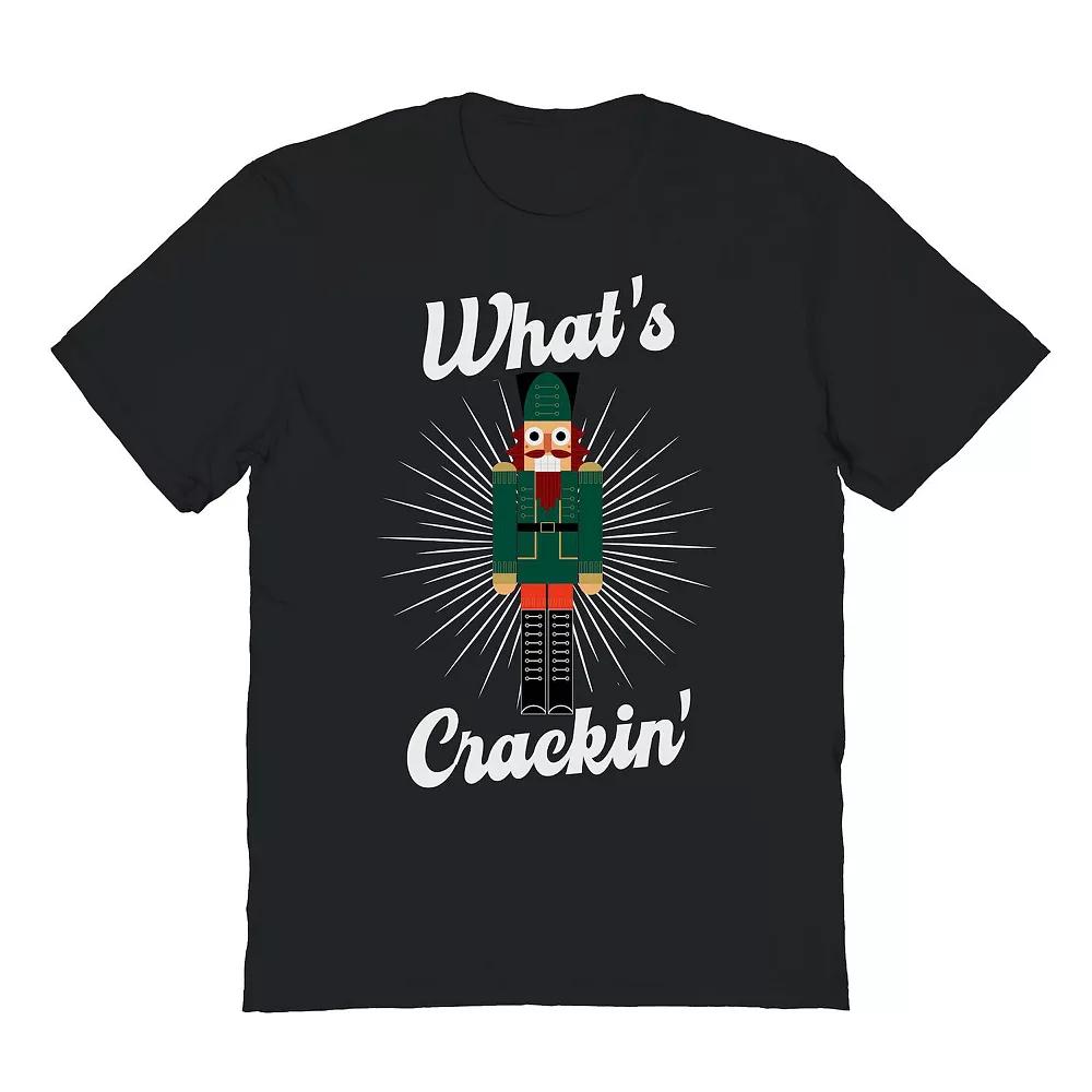 Men's What Cracker Christmas Graphic Tee,  Product Image