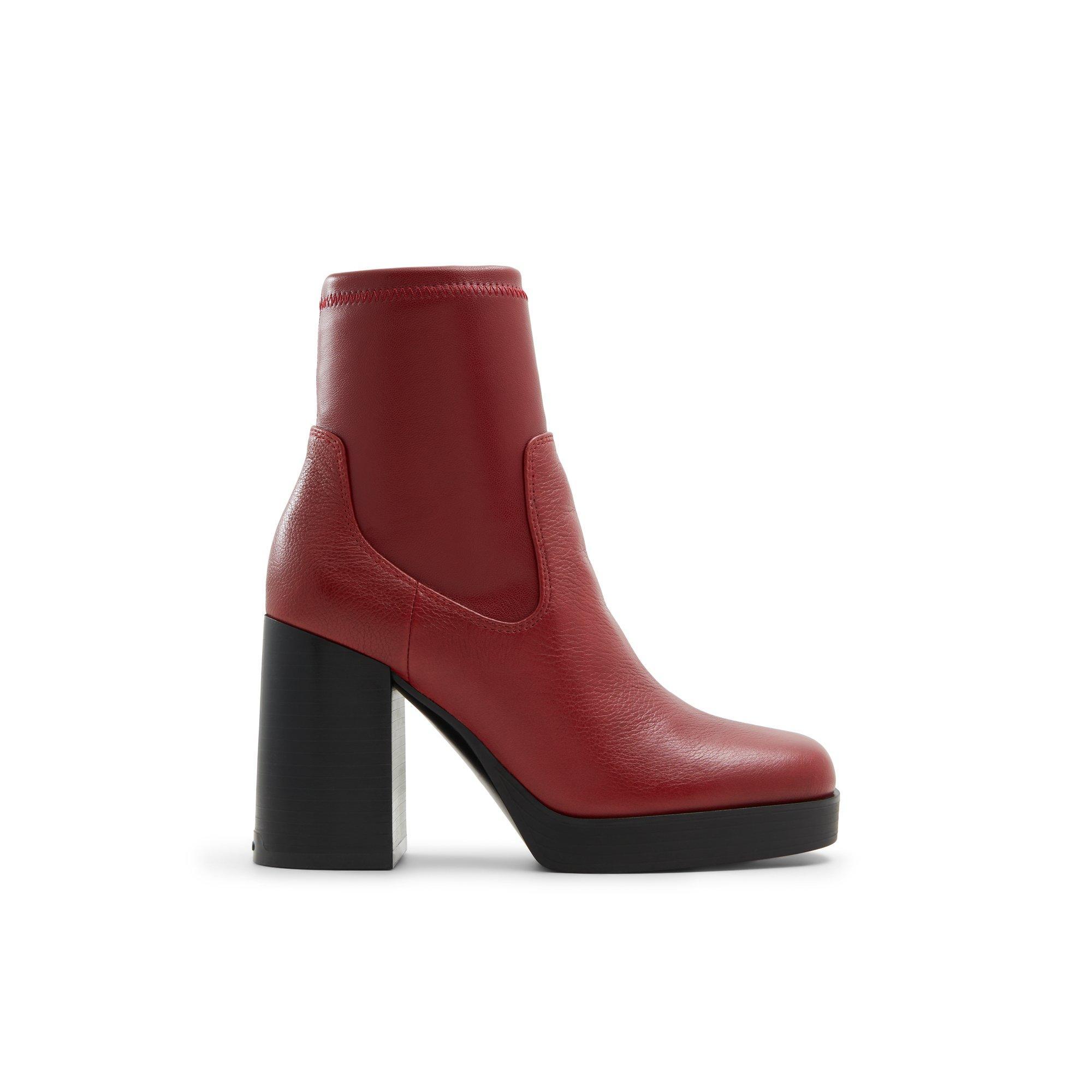 ALDO Seraphica - Women's Ankle Boot - Red, Size 9 Product Image