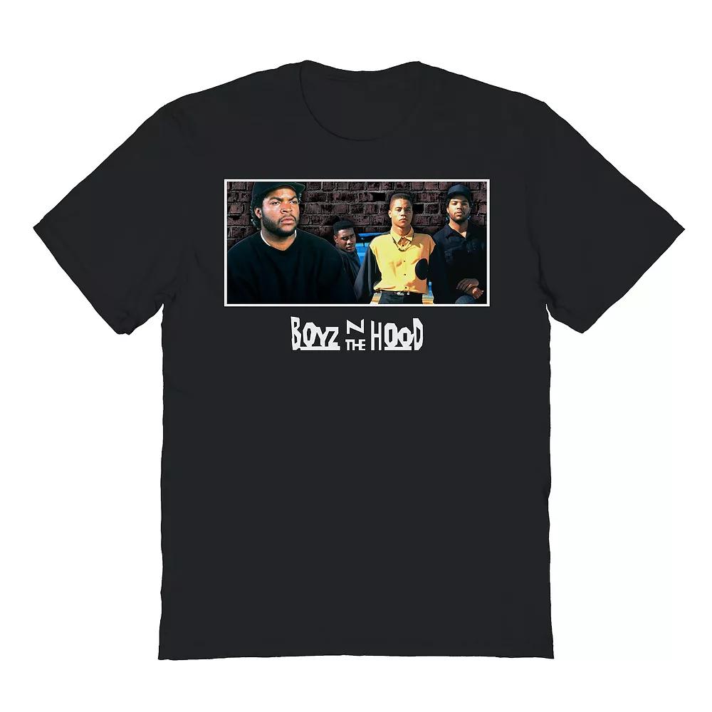 Men's Boyz N The Hood Boxed Graphic Tee, Size: Large, Black Product Image
