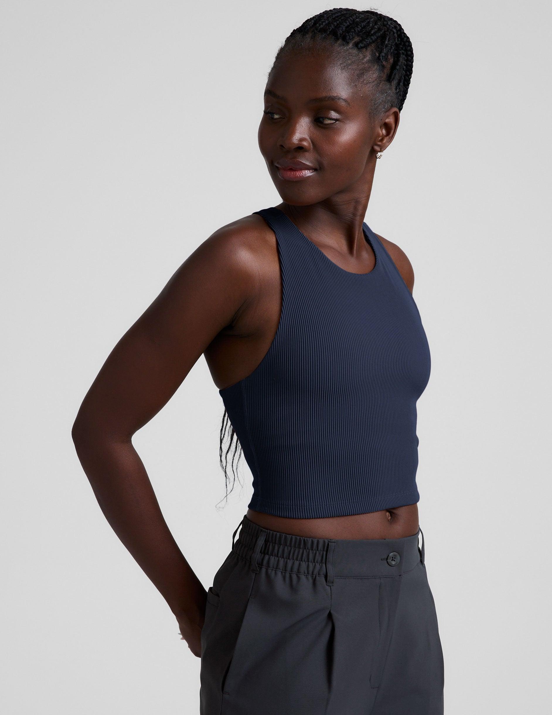 Refocus Ribbed Cropped Tank Product Image
