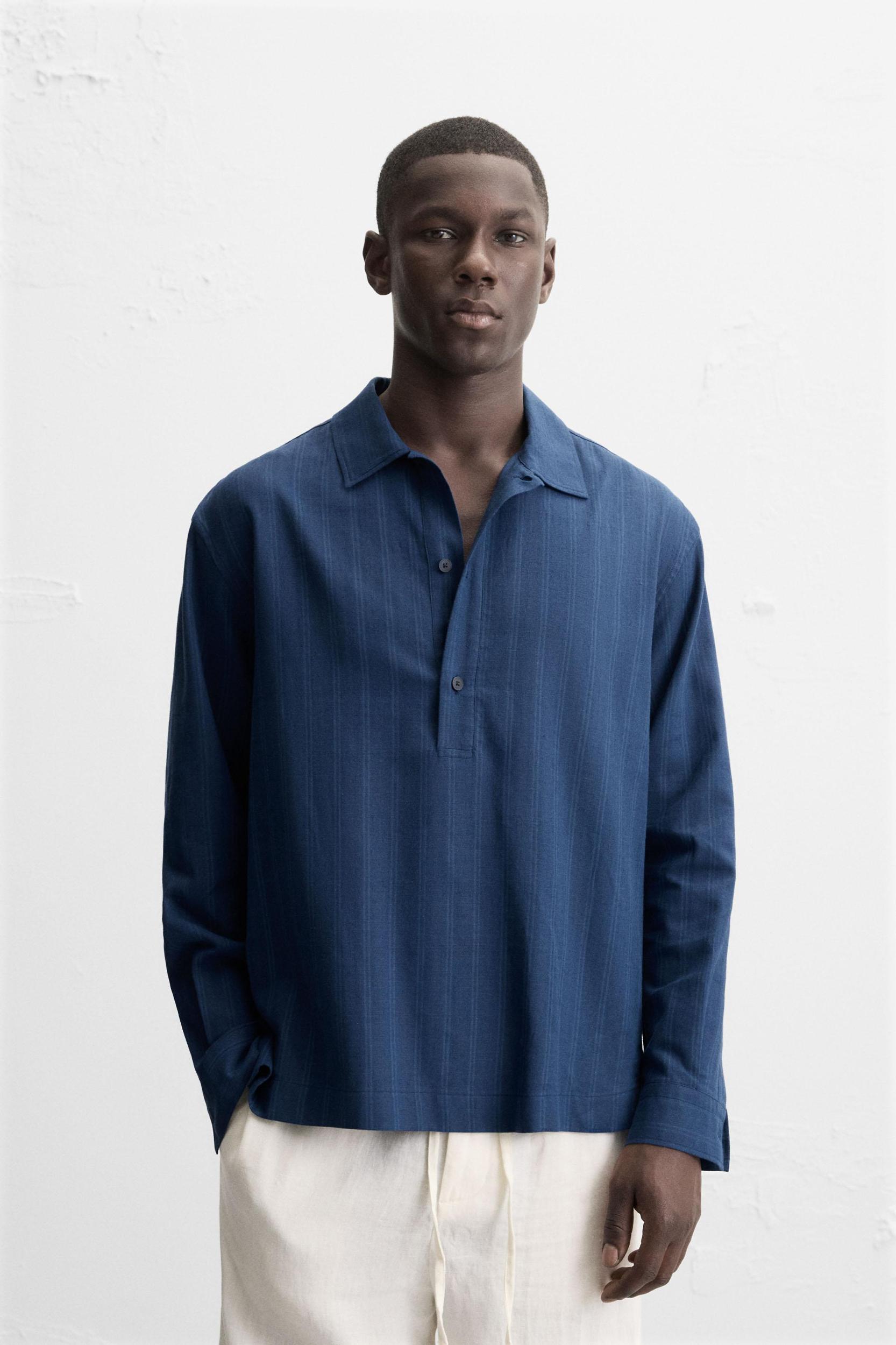 STRIPED POLO SHIRT Product Image