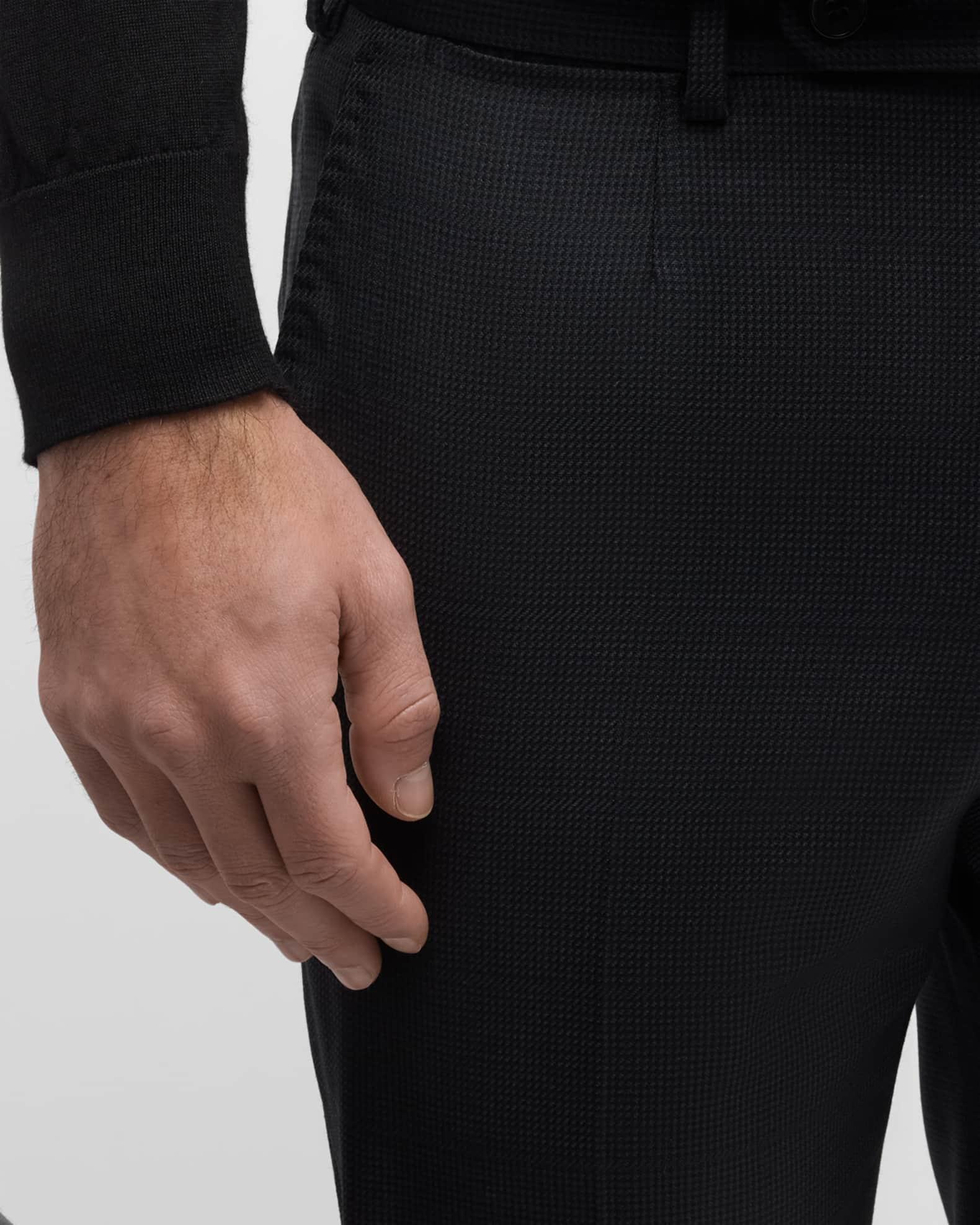 Men's Tonal Plaid Wool Suit Product Image