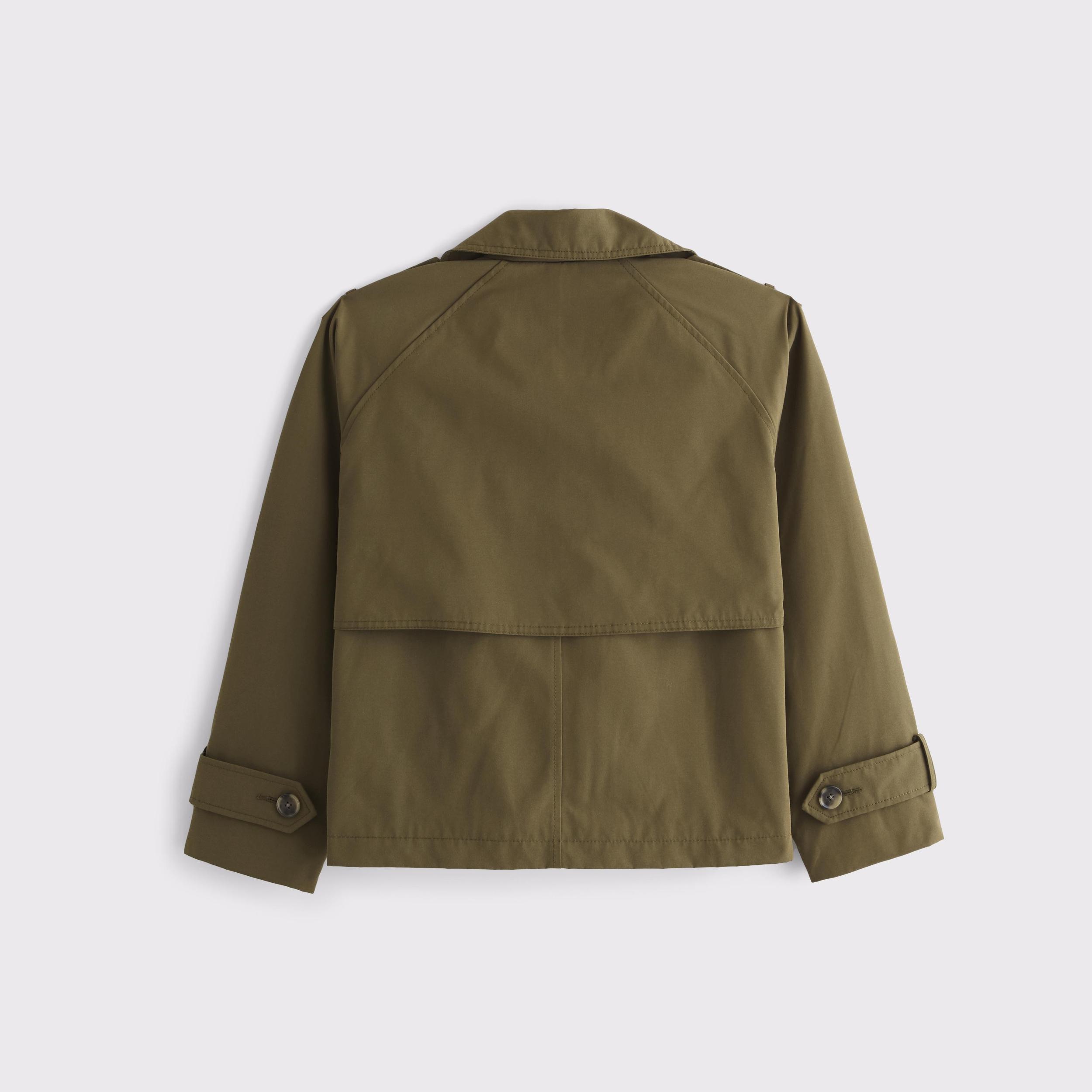 Relaxed Short Trench Coat Product Image