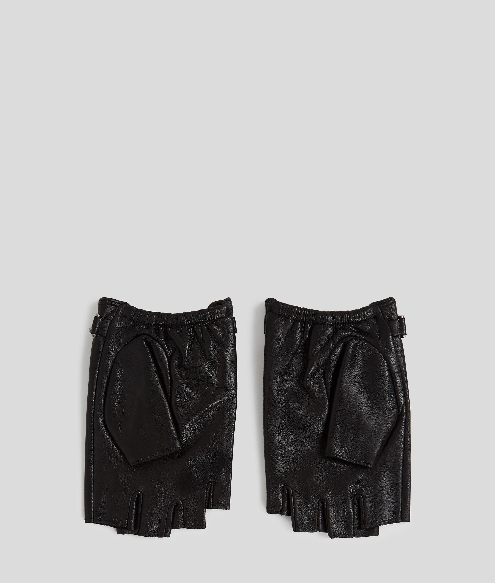 K/AUTOGRAPH PADLOCK FINGERLESS GLOVES Product Image