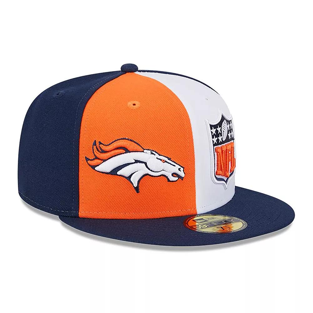 Men's New Era  Orange/Navy Denver Broncos 2023 Sideline 59FIFTY Fitted Hat, Size: 7 5/8 Product Image