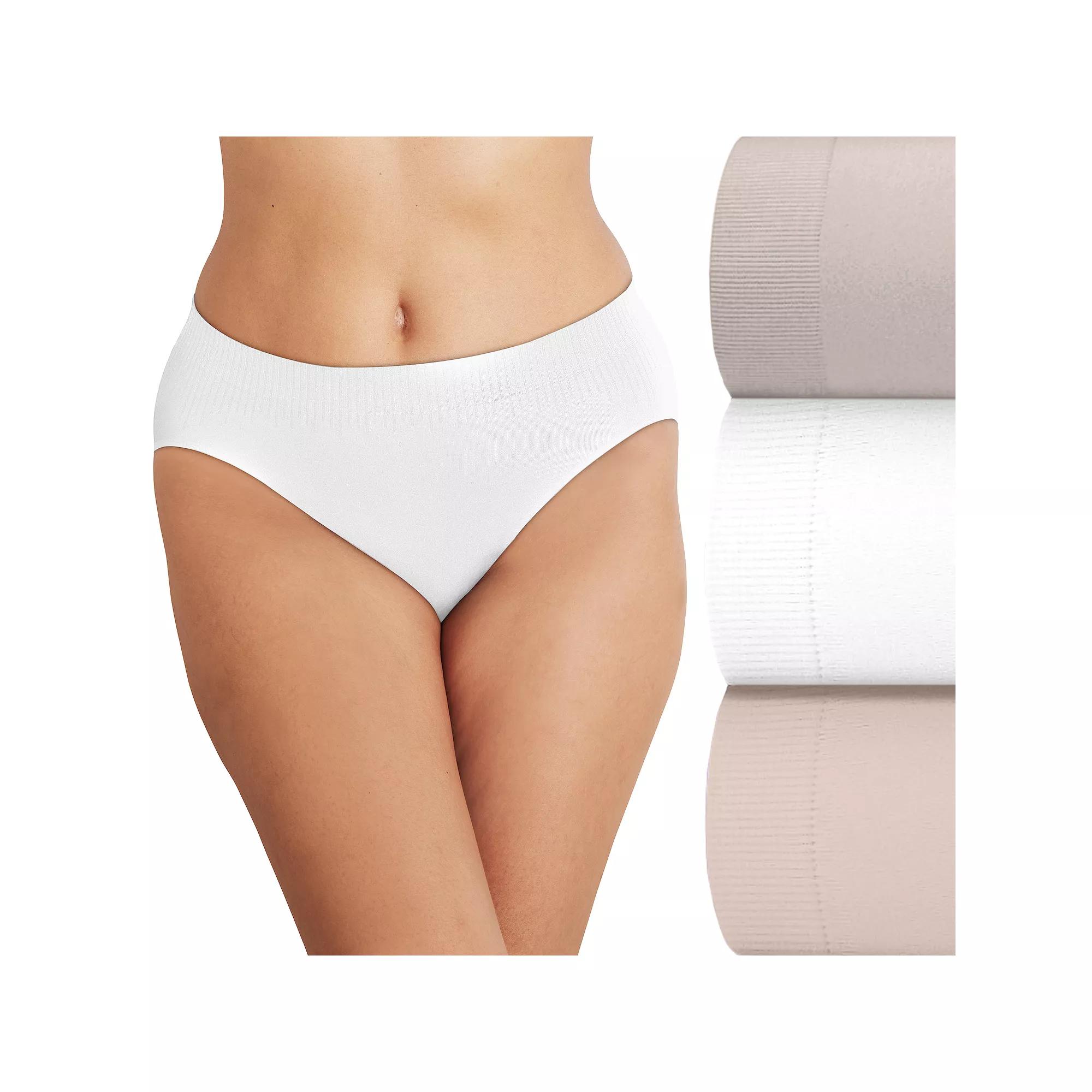 Bali Comfort Revolution 3-Pack Modern Seamless Hi Cut Panty DFMSH3, Women's,  Product Image