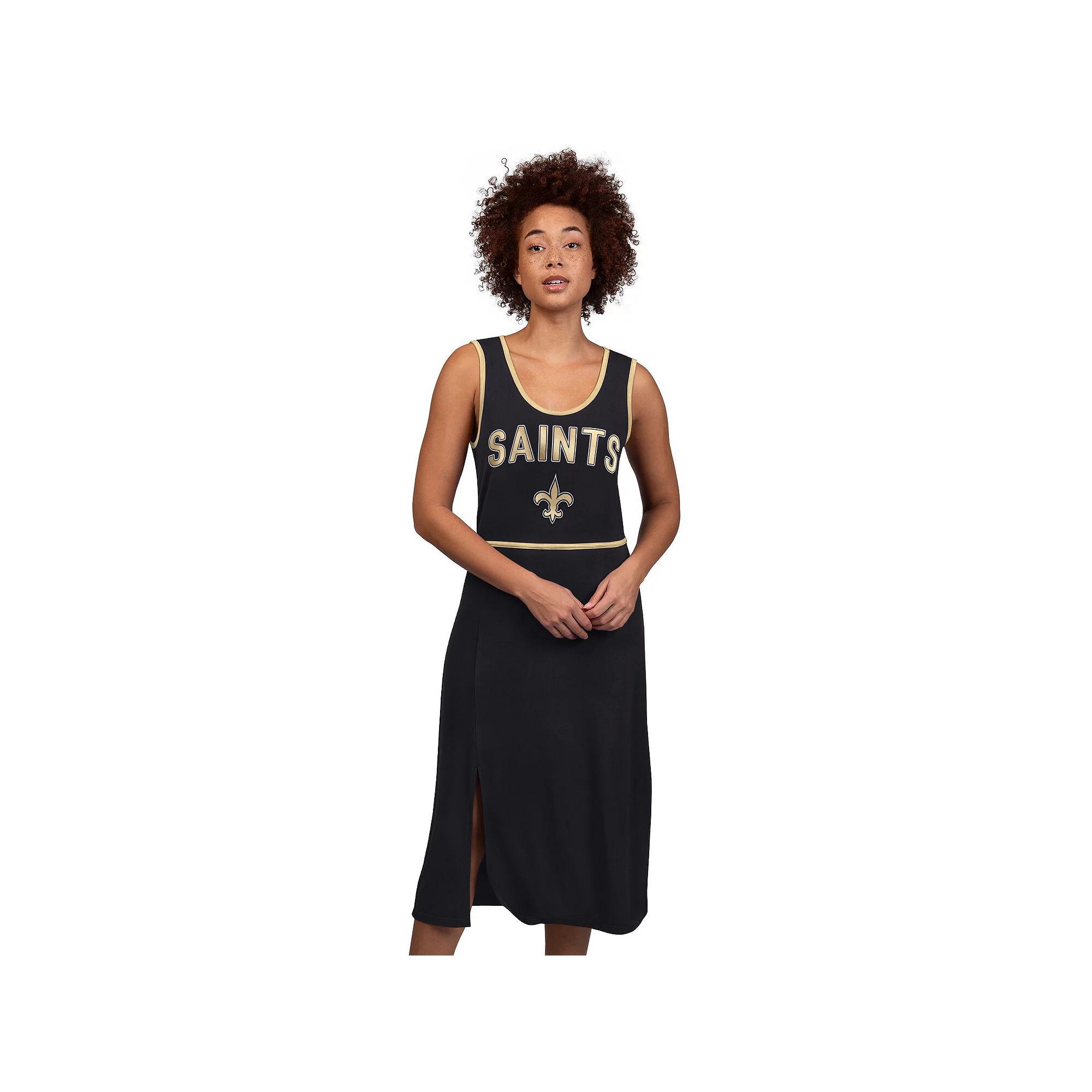 Women's G-III 4Her by Carl Banks  Black Las Vegas Raiders Center Field Maxi Dress, Size: XL, Lvr Black Product Image