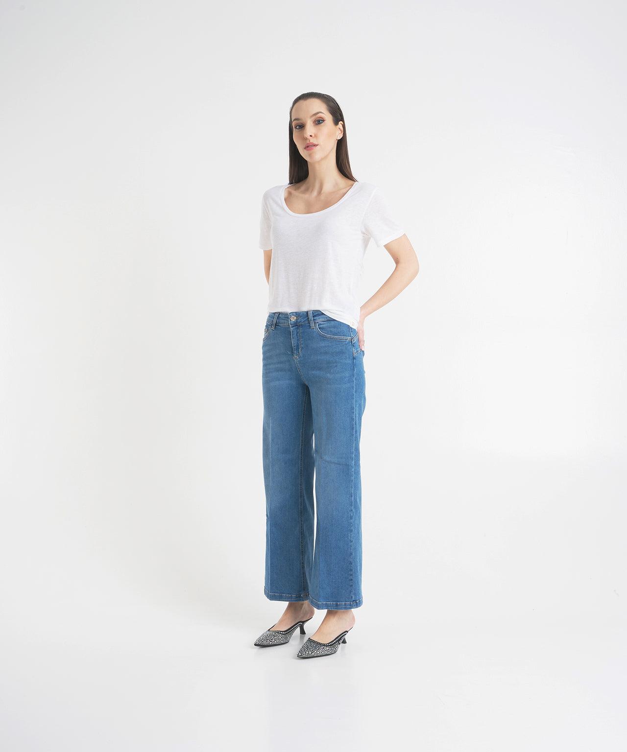 Straight cropped jeans Product Image