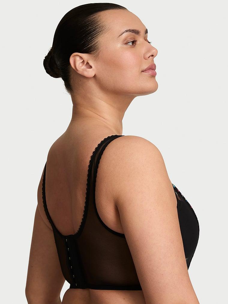 Dark Blossom Embroidery Corset Top Product Image