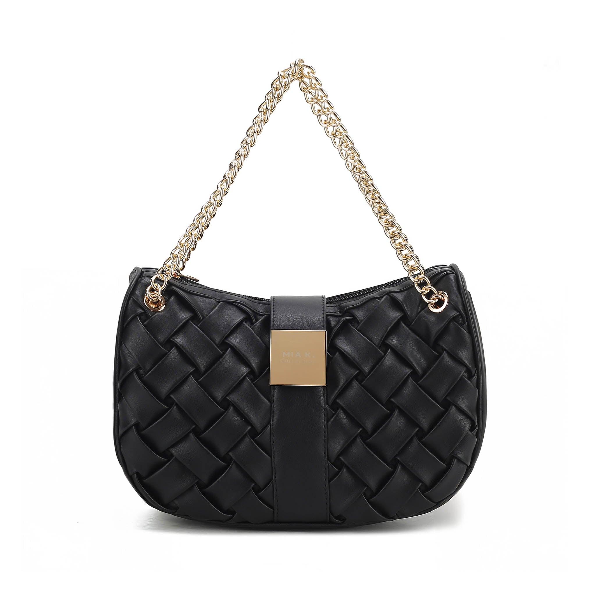 MKF Collection Women's Solari Braided Chain Shoulder Bag Female Product Image