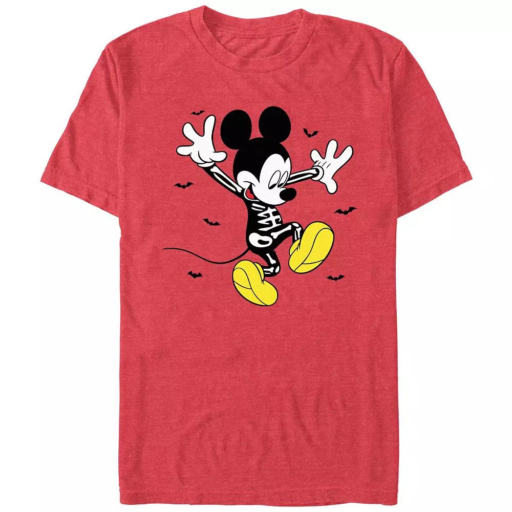 Disney's Mickey Mouse Happy Skeleton Costume Men's Graphic Tee,  Product Image