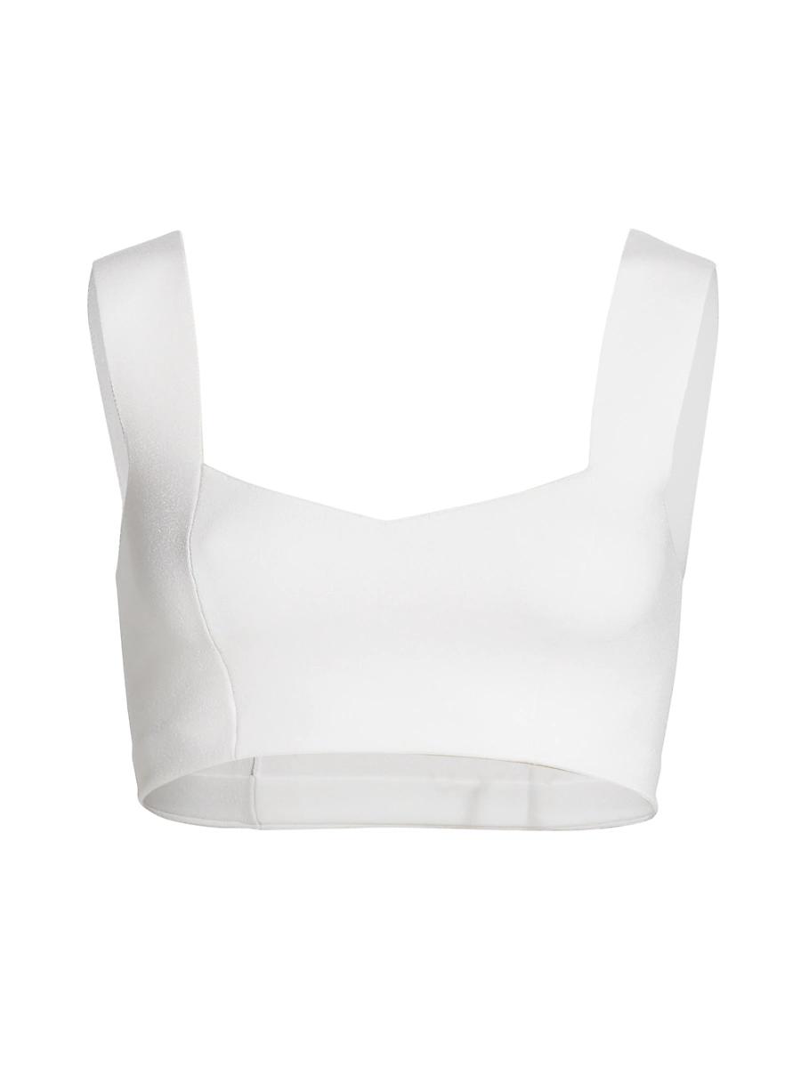 Womens Jordana Knit Crop Top Product Image