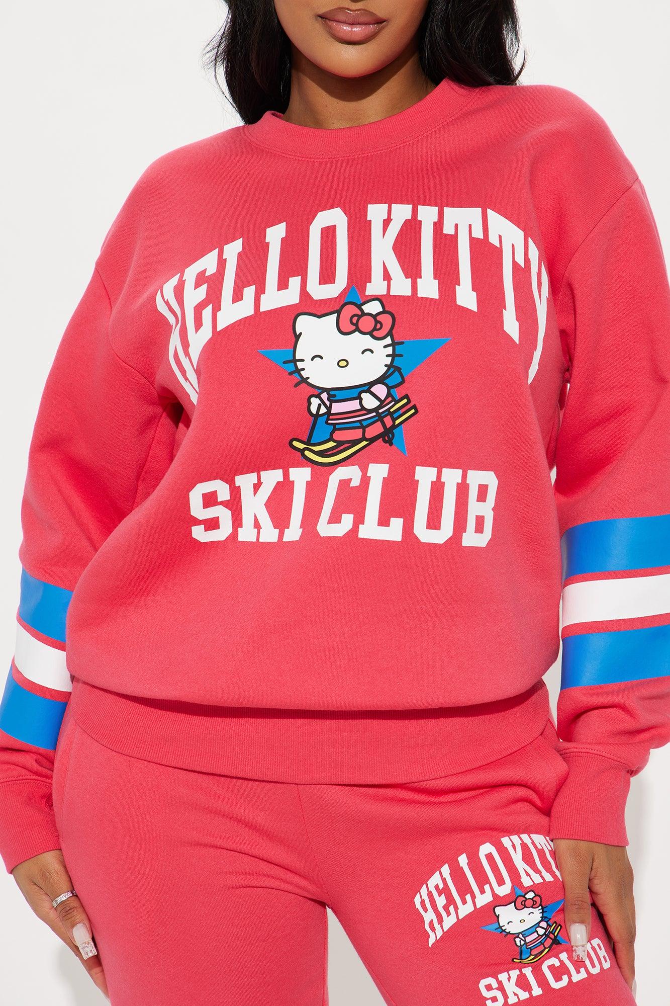Hello Kitty Pull Over Sweatshirt - Red/combo Product Image