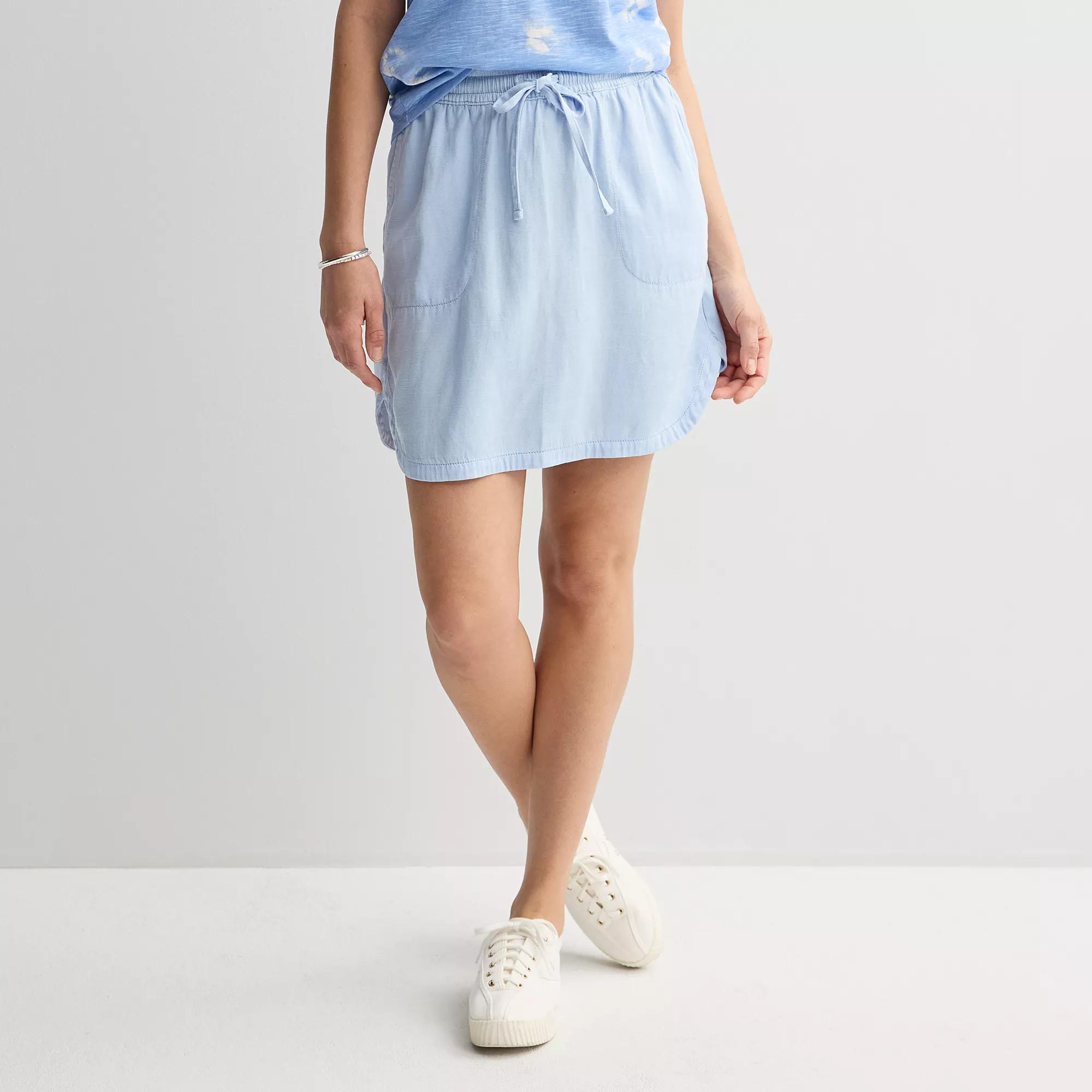 Women's Sonoma Goods For Life® Short Utility Skirt, Size: Small, Peri Dusk Product Image