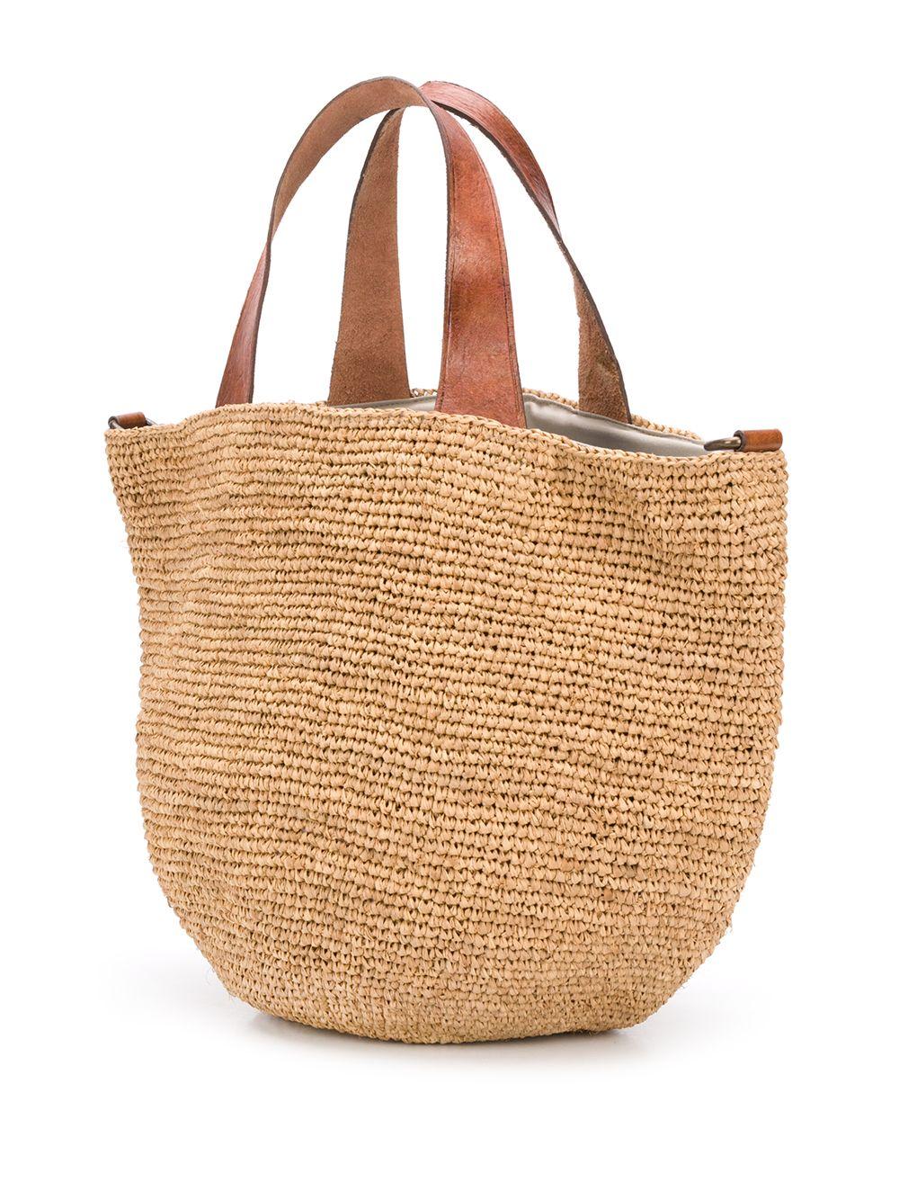 woven top-handle tote Product Image