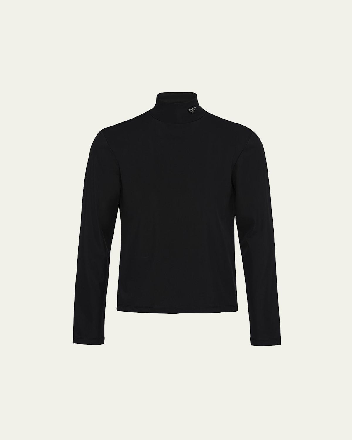 Mens Tech Jersey Mock-Neck Sweater Product Image