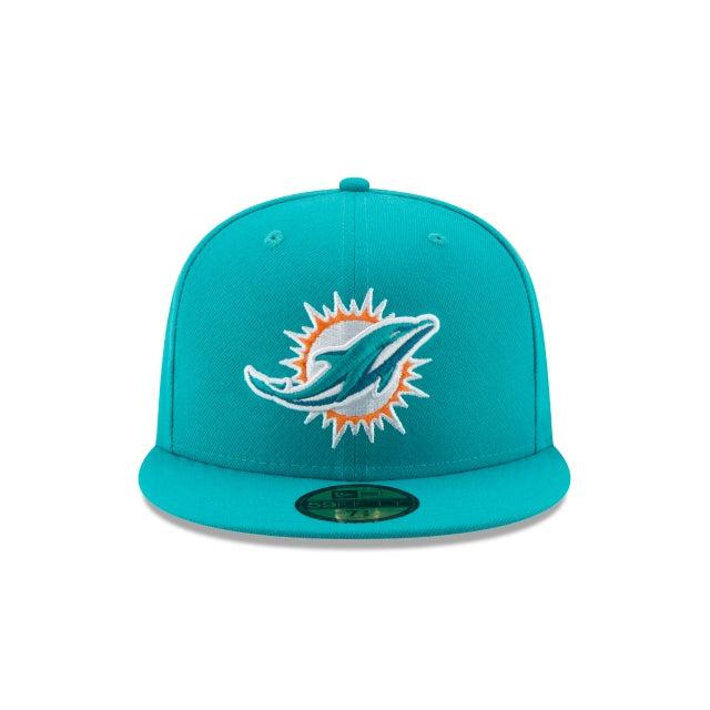 Miami Dolphins Teal 59FIFTY Fitted Hat Male Product Image