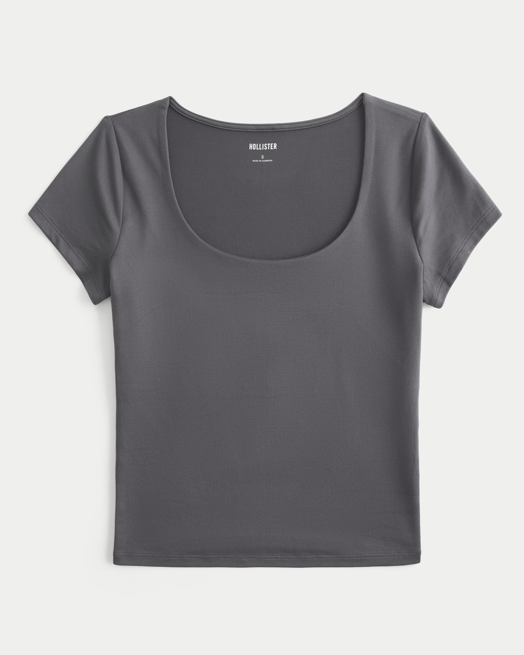 Soft Stretch Seamless Fabric Scoop Top Product Image